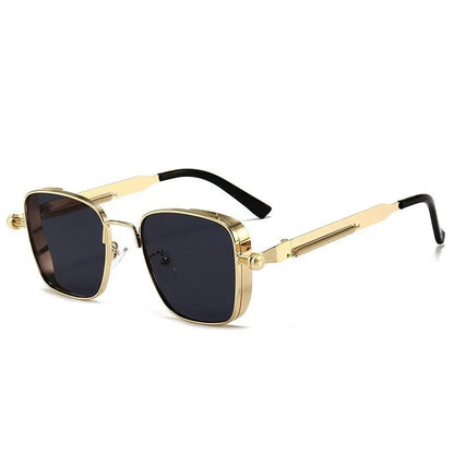 Lunettes de Soleil Homme Polarisées Métal Style Punk UV400