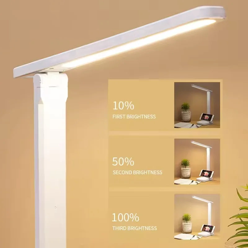 Lampe LED Tactile avec Horloge Intégrée