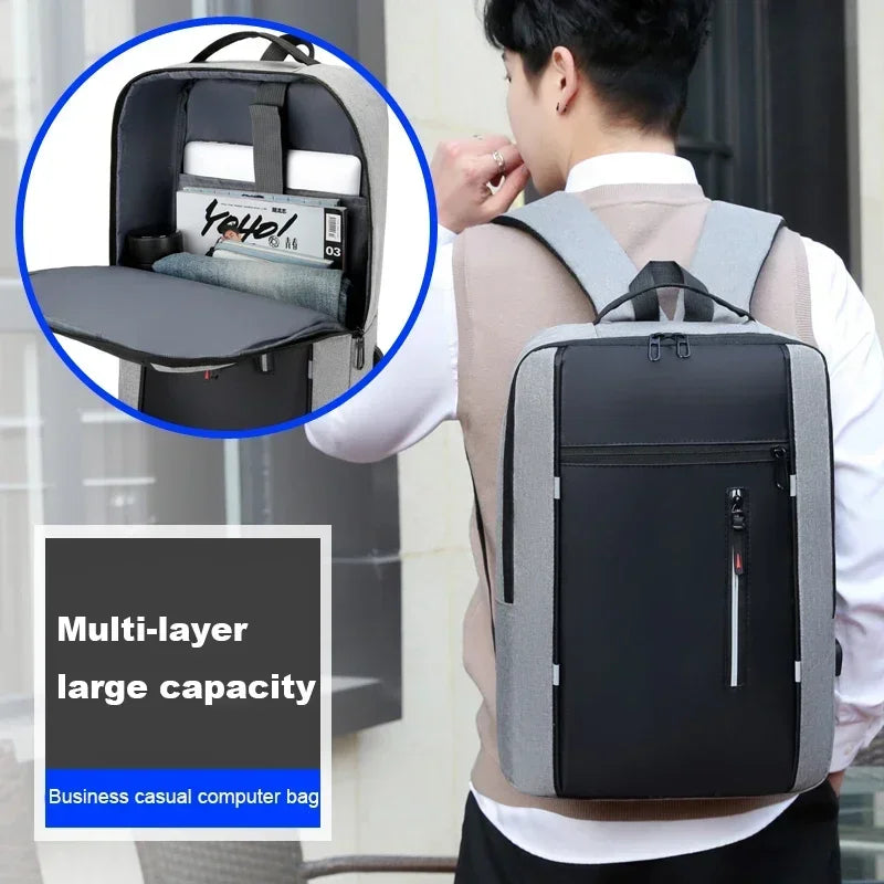 Sac à dos imperméable homme 15.6" grande capacité