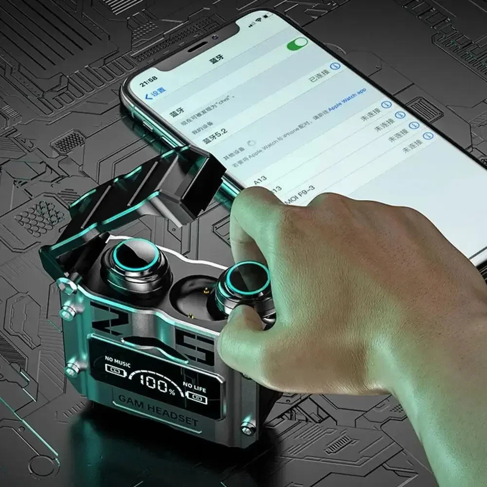 Écouteurs Bluetooth M25 TWS – Réduction de Bruit, Son Stéréo, Tactiles