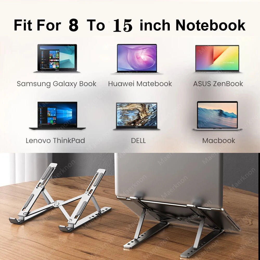 Support PC Portable Réglable – Léger & Ergonomique