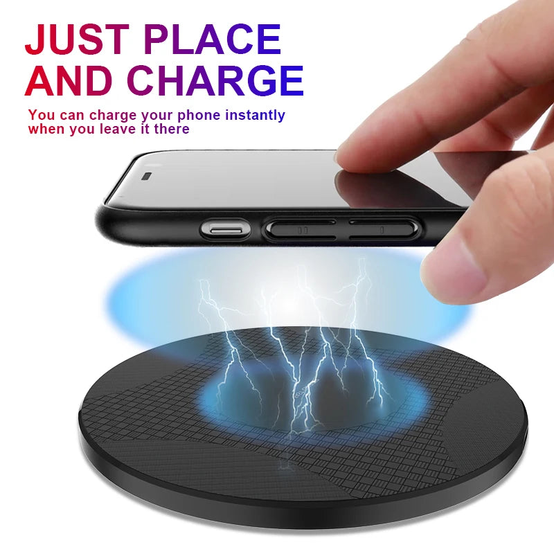 Chargeur Sans Fil 10W – Compact & Efficace