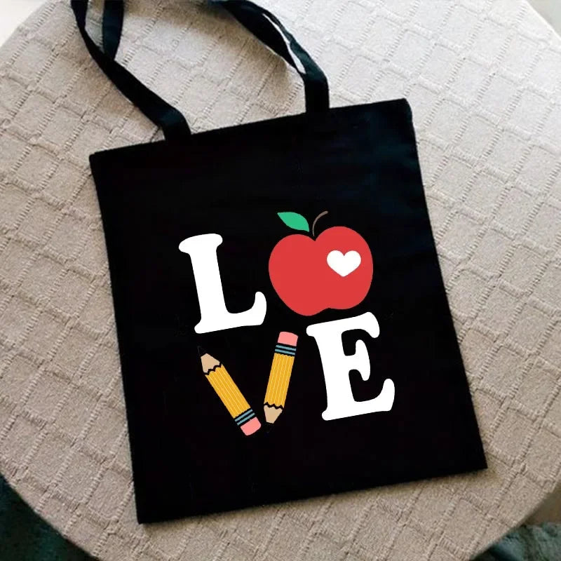 Sac Tote Canvas Femme – Teacher Love