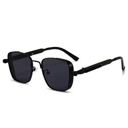 Lunettes de Soleil Homme Polarisées Métal Style Punk UV400