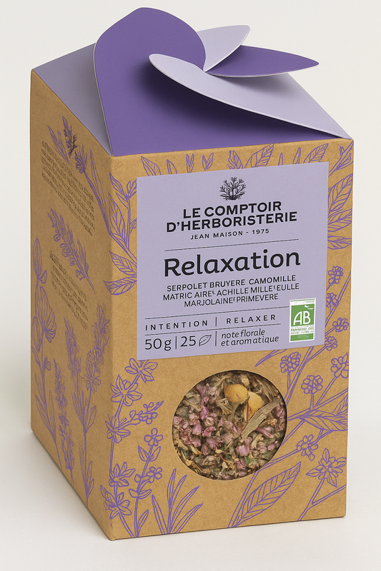 Infusion Bio aux Plantes – 50 g | Le Comptoir d’Herboristerie
